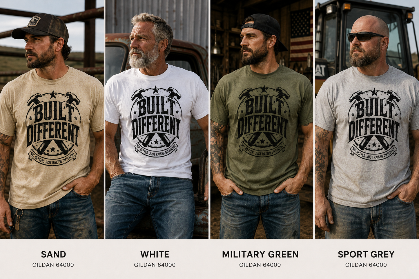 Built Different Adult T-Shirt