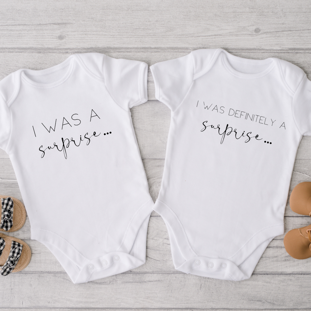 Surprise Twins Onesie (Two Pack)