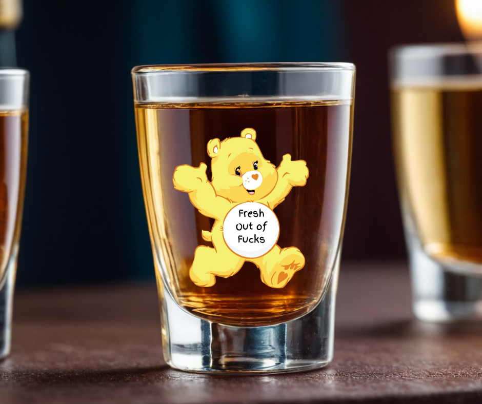 Swear Bear 2oz Shot Glass