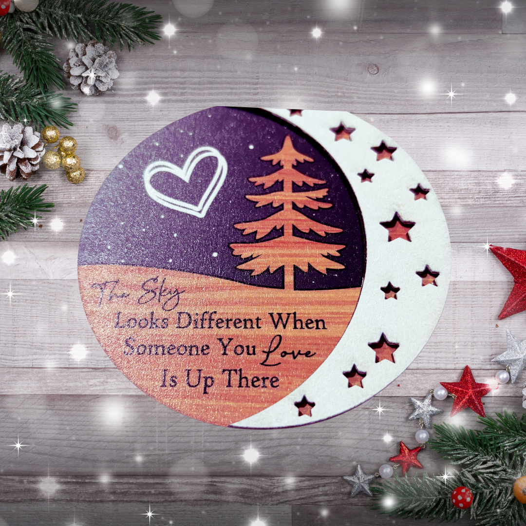 The Sky Looks Different Memorial Ornament