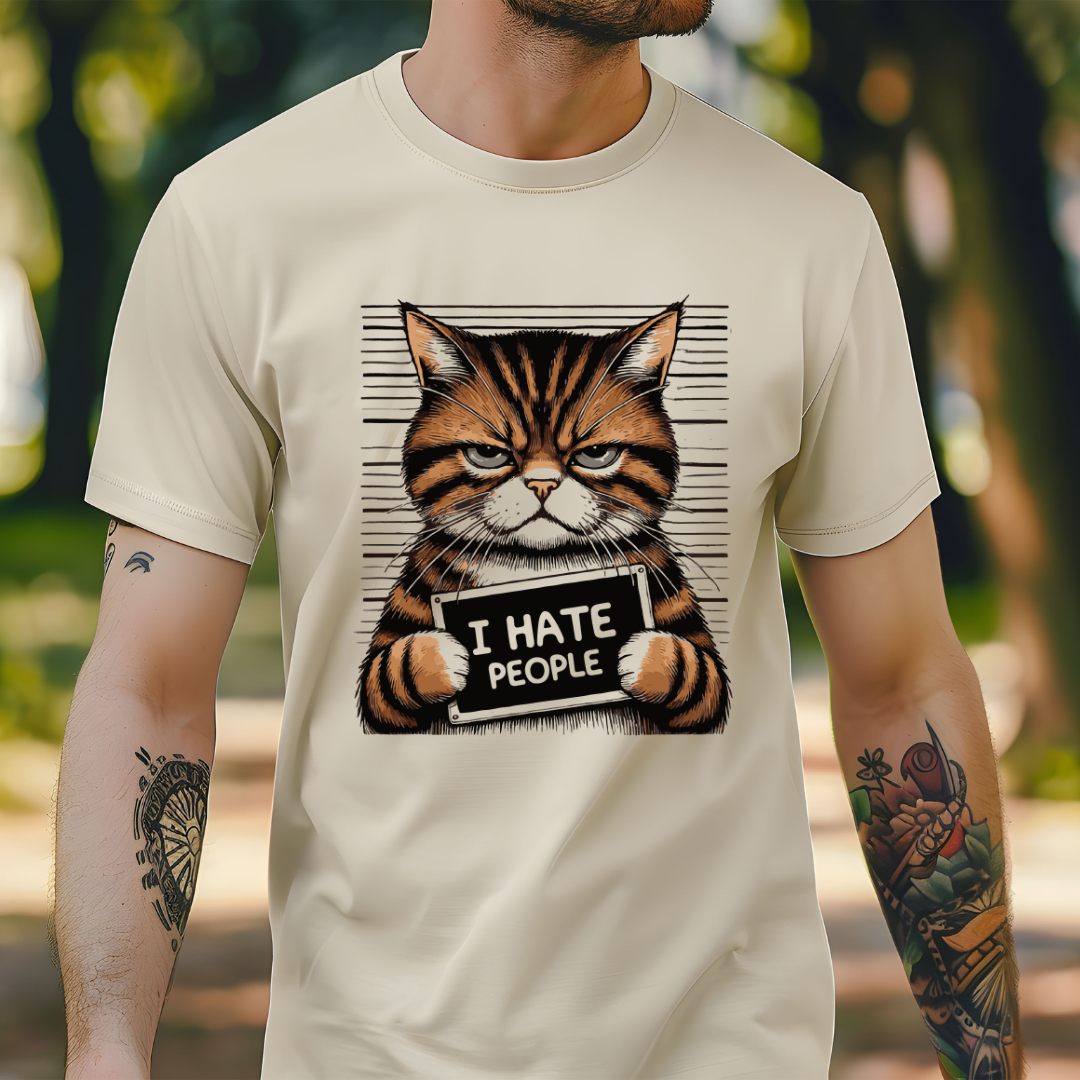 I Hate People Cat