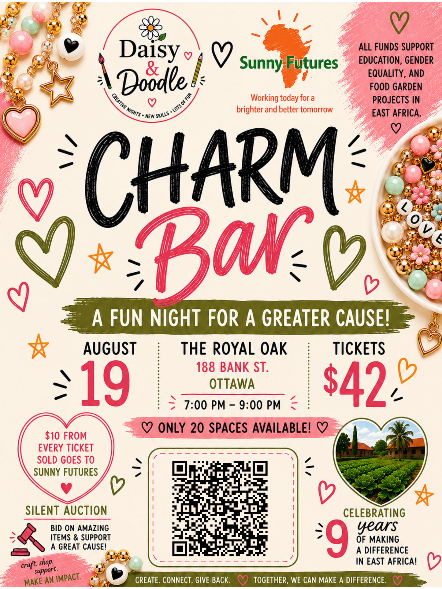 Charm Bar - Sunny Futures Fundraiser- August 19, 2026