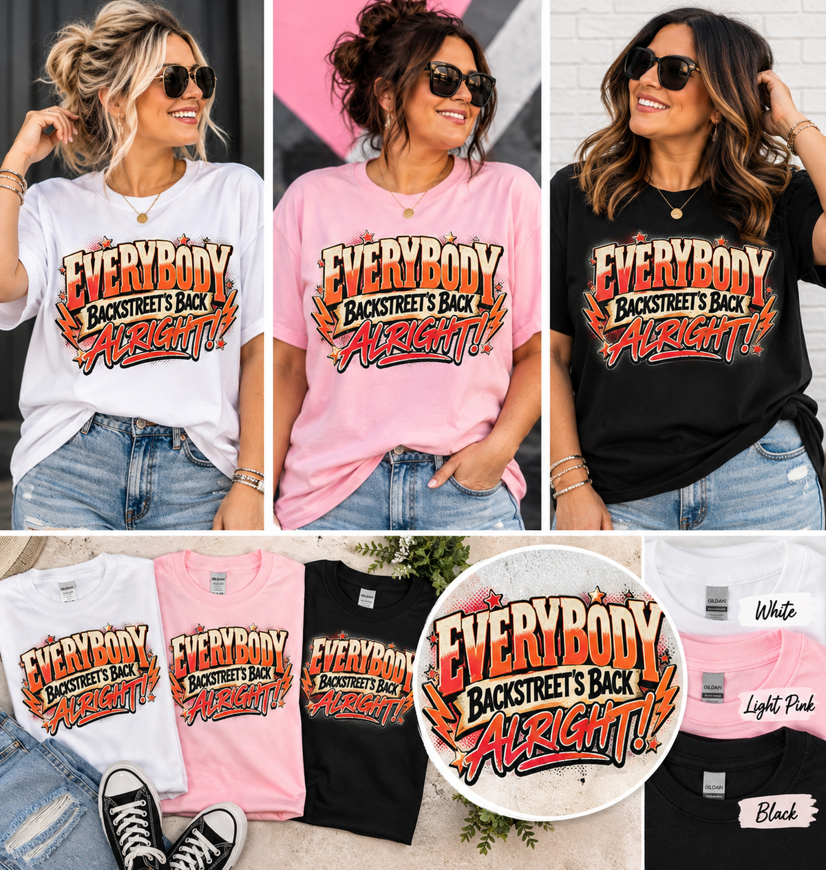Everybody! Backstreet's Back | Retro 90s Concert Tee