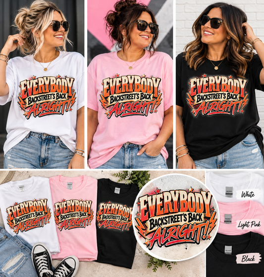 Everybody! Backstreet's Back | Retro 90s Concert Tee