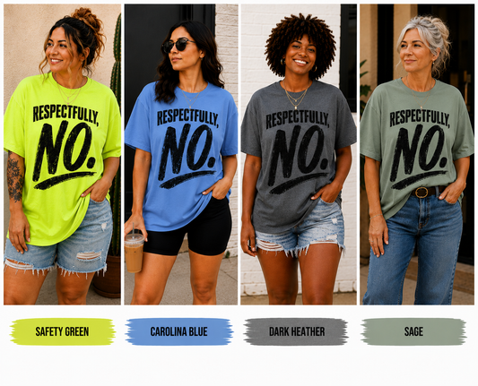 Respectfully No Adult T-Shirt