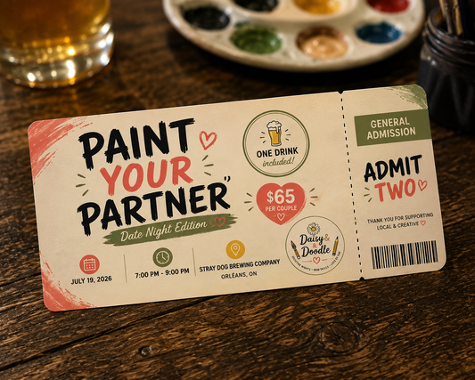 Daisy & Doodle - Paint Your Partner - July 19, 2026