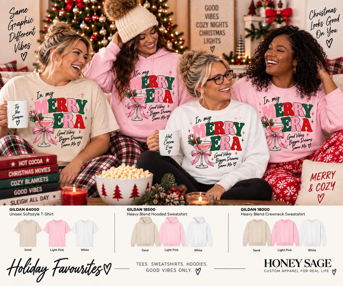 In My Merry Era | Christmas T-Shirt, Crewneck or Hoodie