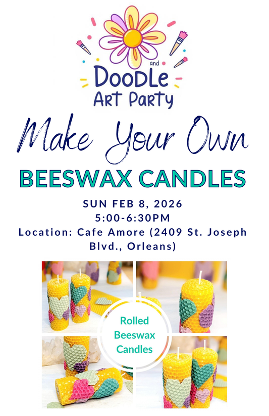 Daisy & Doodle- Beeswax Candles - February 8, 2026