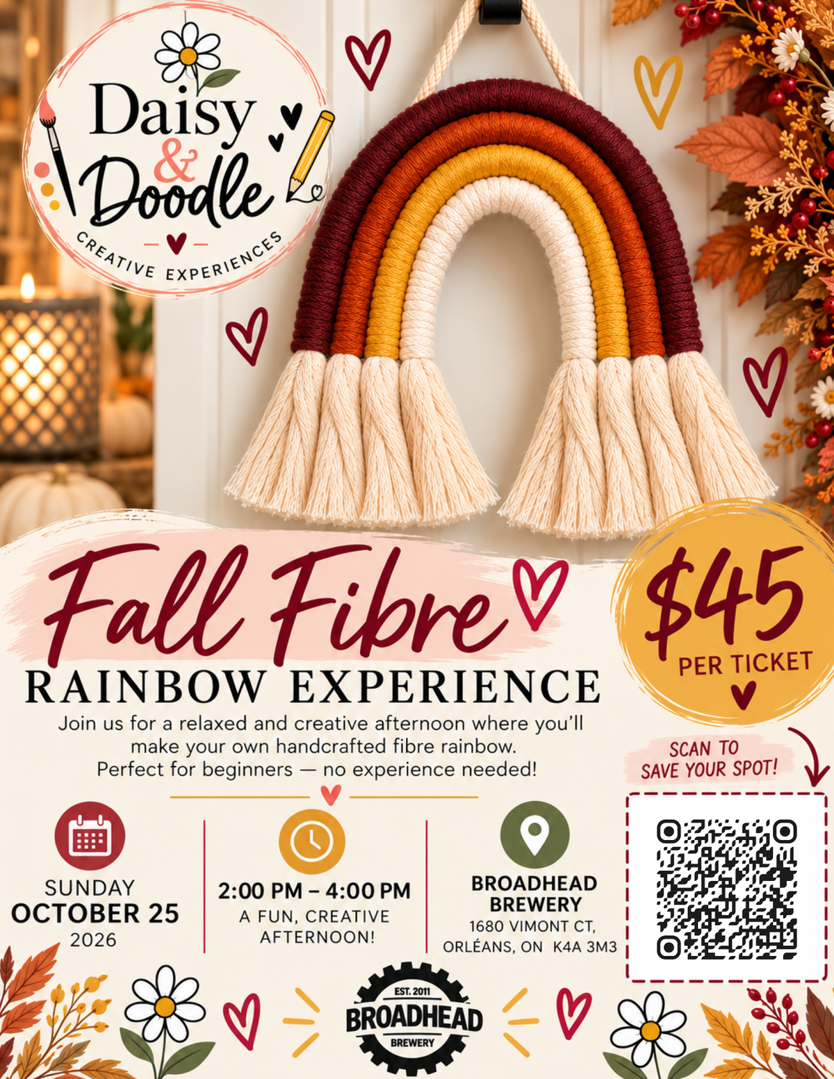 Fall Fibre Rainbow Experience