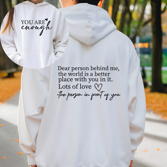 Dear Person Behind Me (You Are Enough Version)