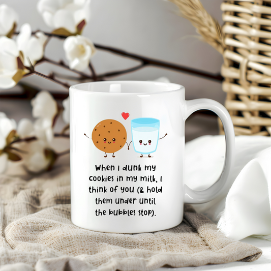 Sassy Cookies and Milk; 15oz Coffee Mug