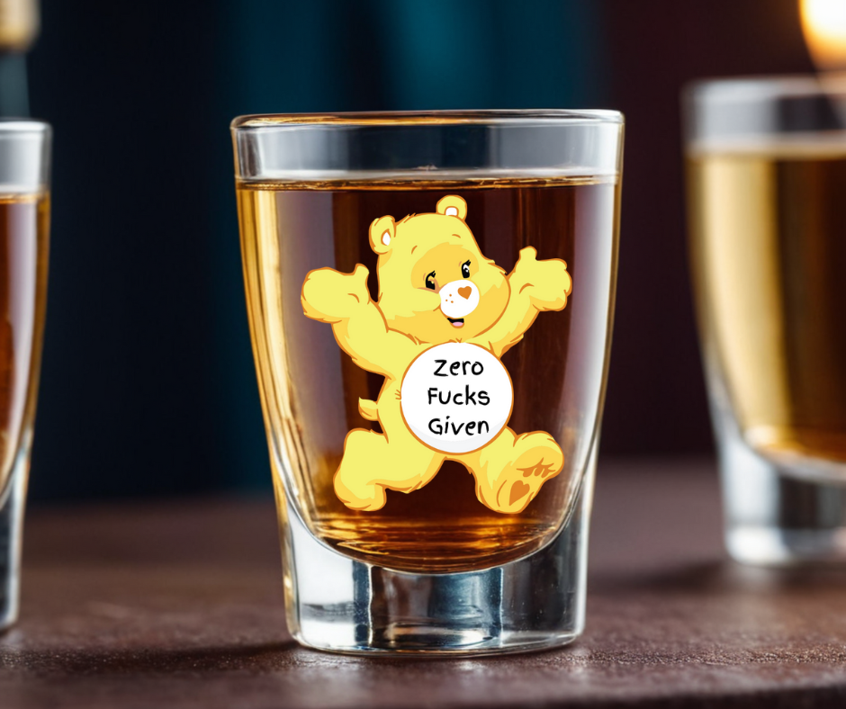 Swear Bear 2oz Shot Glass