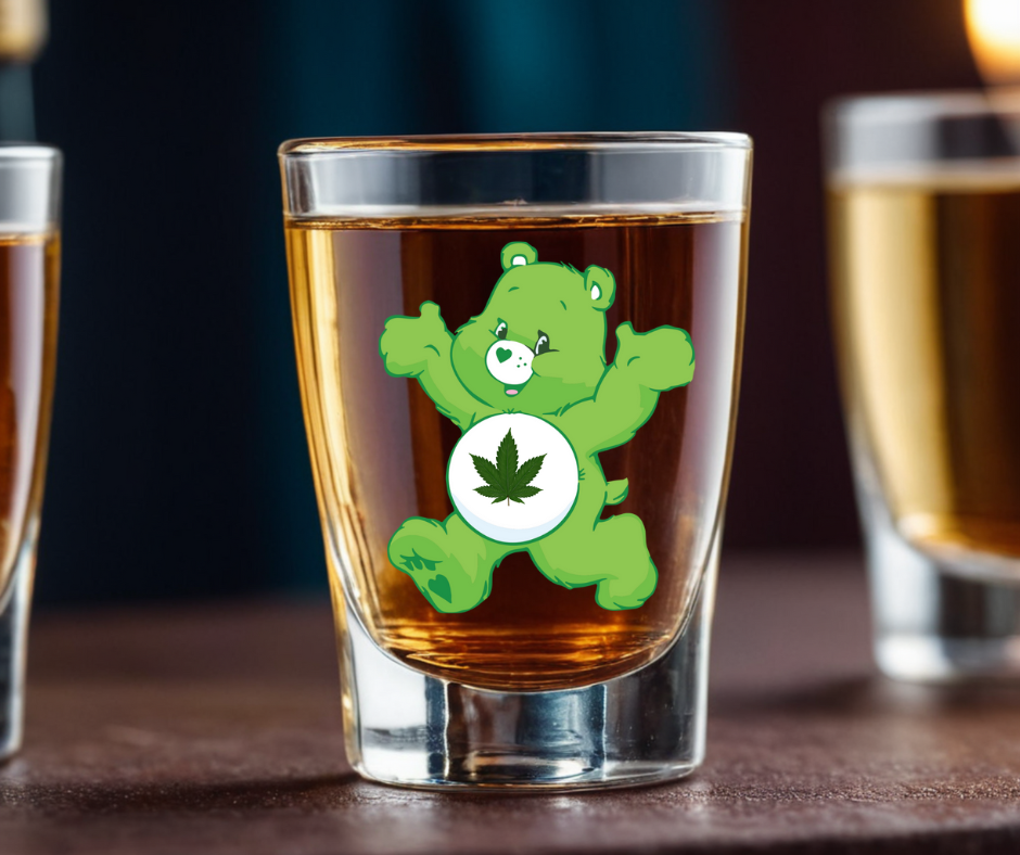 Swear Bear 2oz Shot Glass