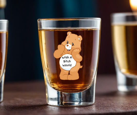 Swear Bear 2oz Shot Glass