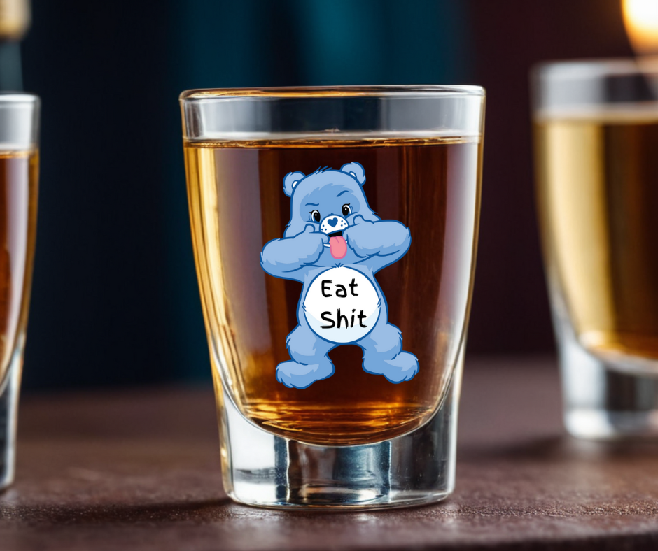 Swear Bear 2oz Shot Glass