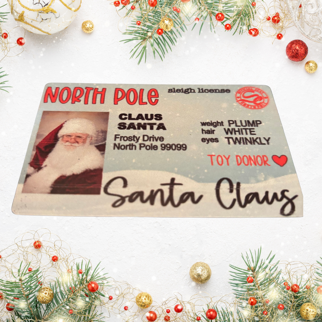 Santa's International Driver's Licence