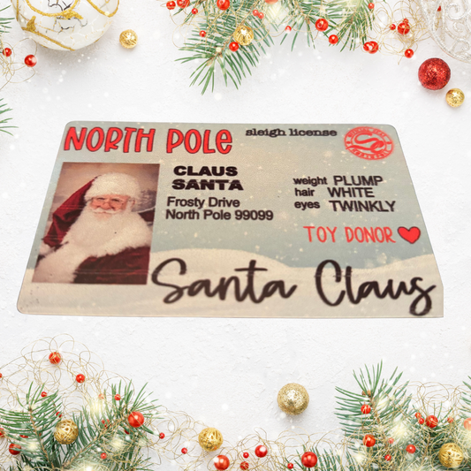 Santa's International Driver's Licence