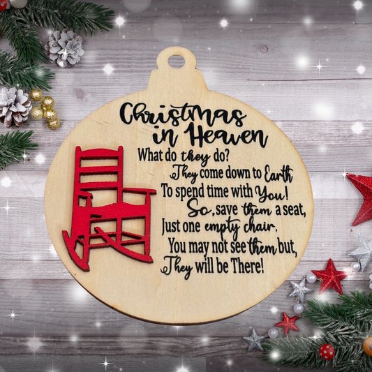 Christmas in Heaven Ornament